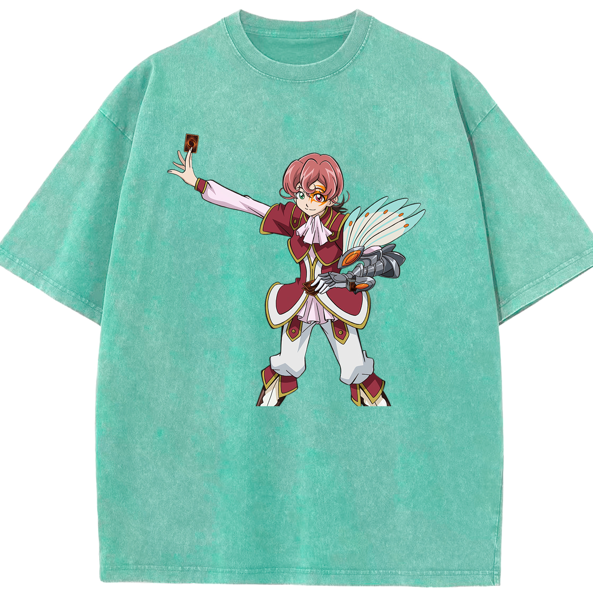 （画像用） 遊☆戯☆王 Yu-Gi-Oh! 綿100% ヴィンテージ風 半袖Tシャツ（フロントプリント）